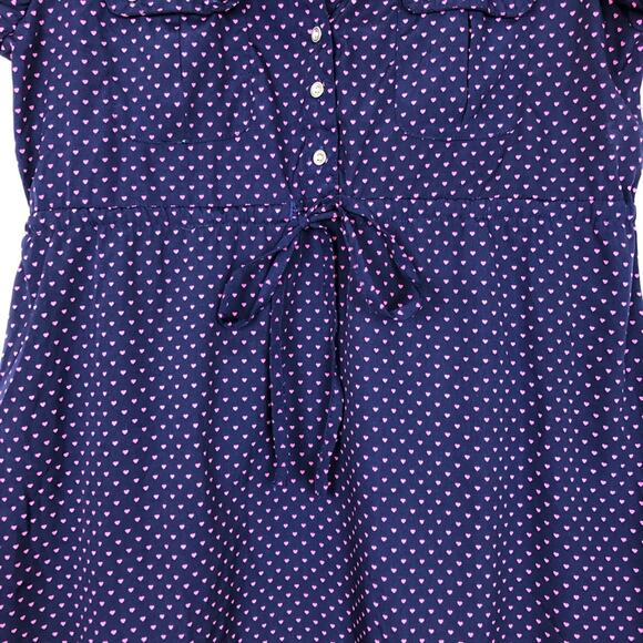 Rumor has it! Polka Dot Blue & Pink Tunic Top Size Small - Picture 5 of 6